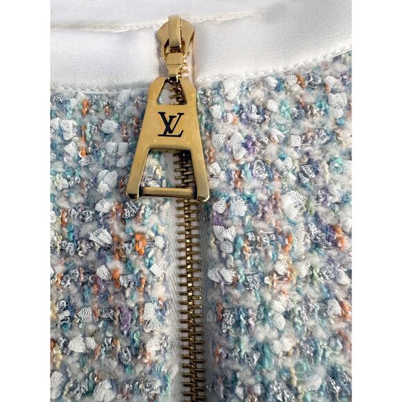 Louis Vuitton (2023 Summer RUNWAY) Tweed Stardust Skirt - Picture 5 of 10